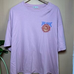 Zara Pink Crew Neck Tee